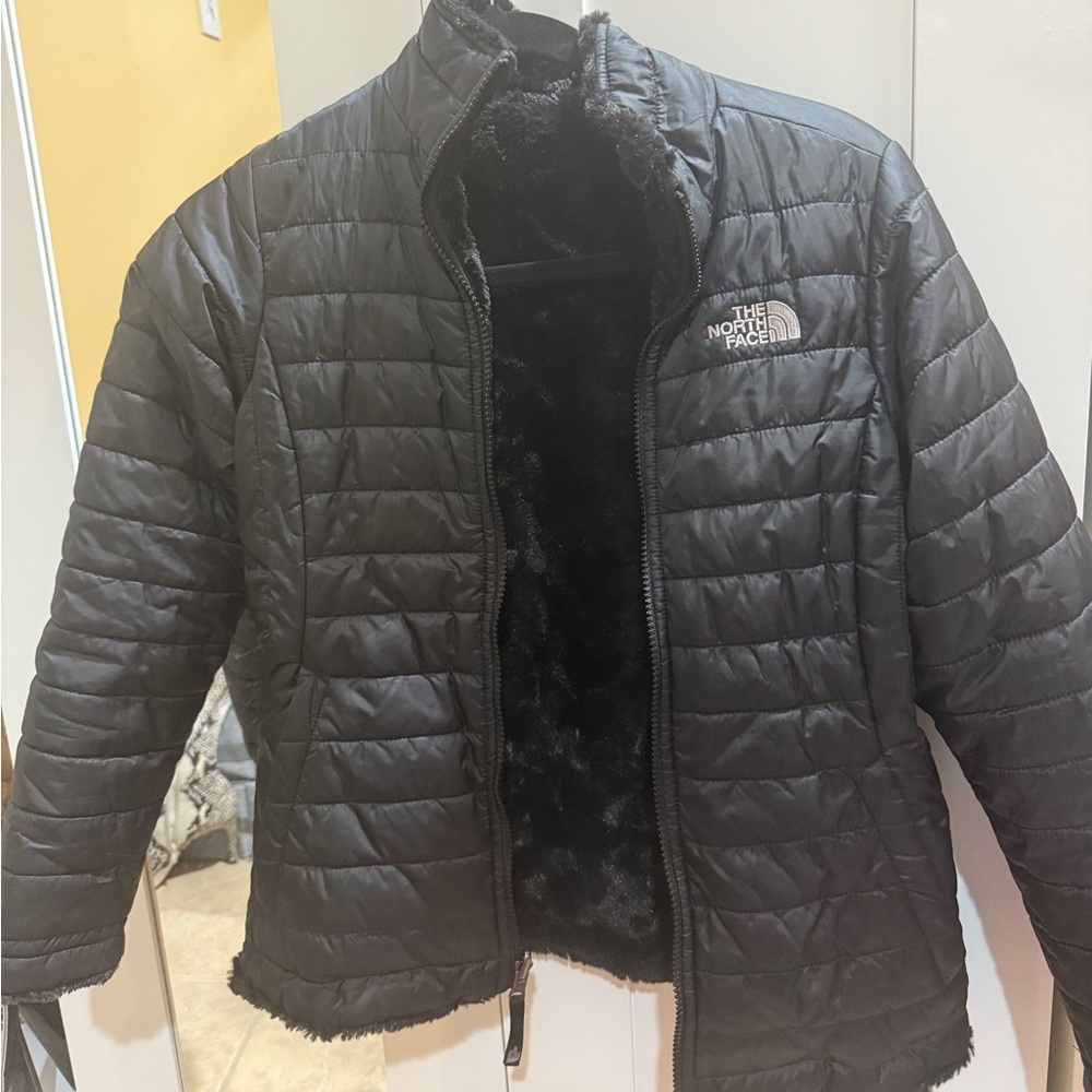 The North Face Kids Quilted Black Jacket